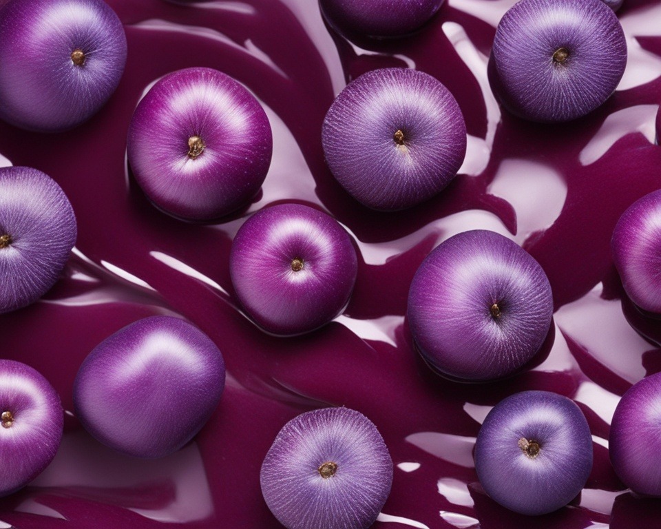 ciemne paznokcie w kolorze głębokiej śliwki