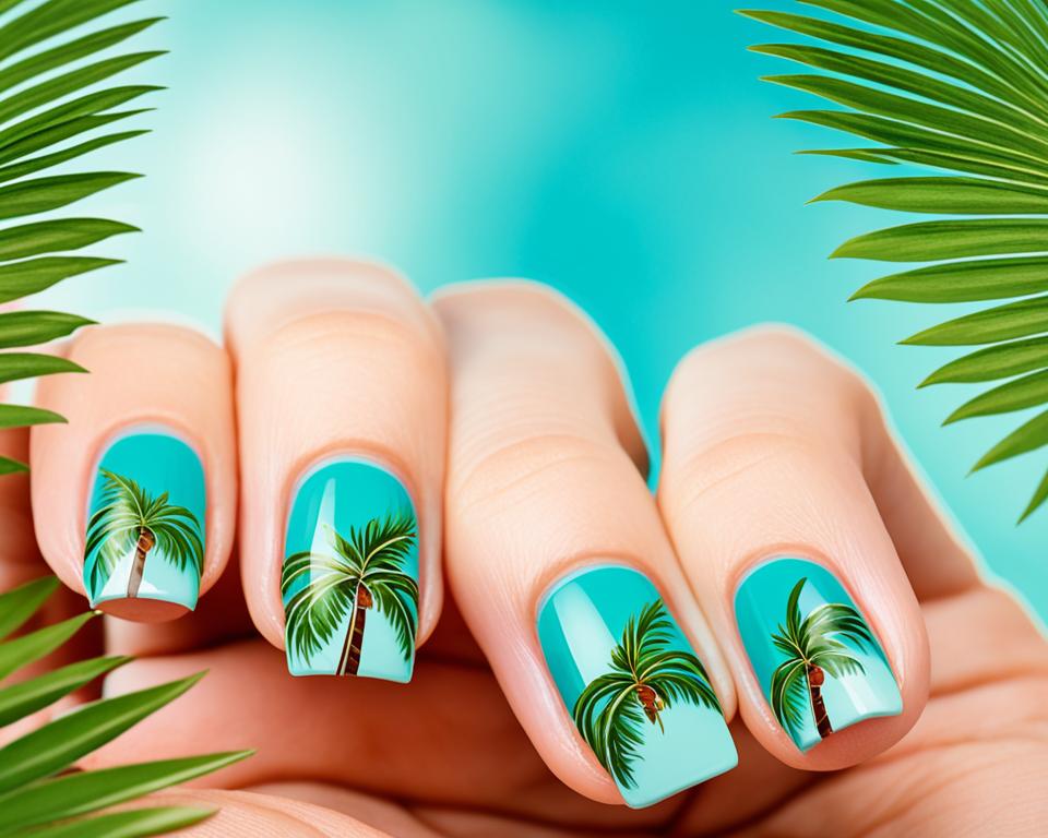 inspiracje paznokciami z palmą inspiracje paznokciami z palmą