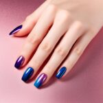 krótkie paznokcie hybrydowe