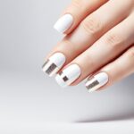 paznokcie białe