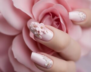 paznokcie na komunie