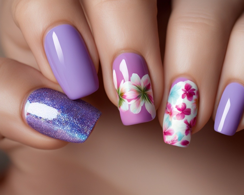paznokcie wiosenne