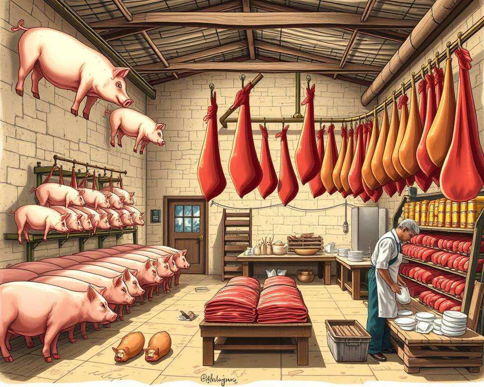 Proces produkcji szynki parmeńskiej