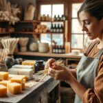 z czego zrobić knot do świec