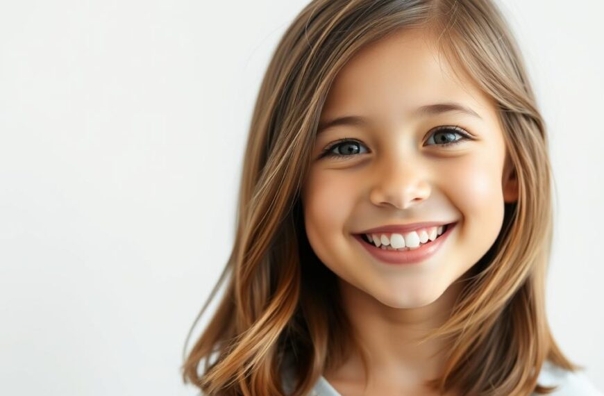 Cieniowane włosy u dziewczynki – modne i praktyczne fryzury do szkoły