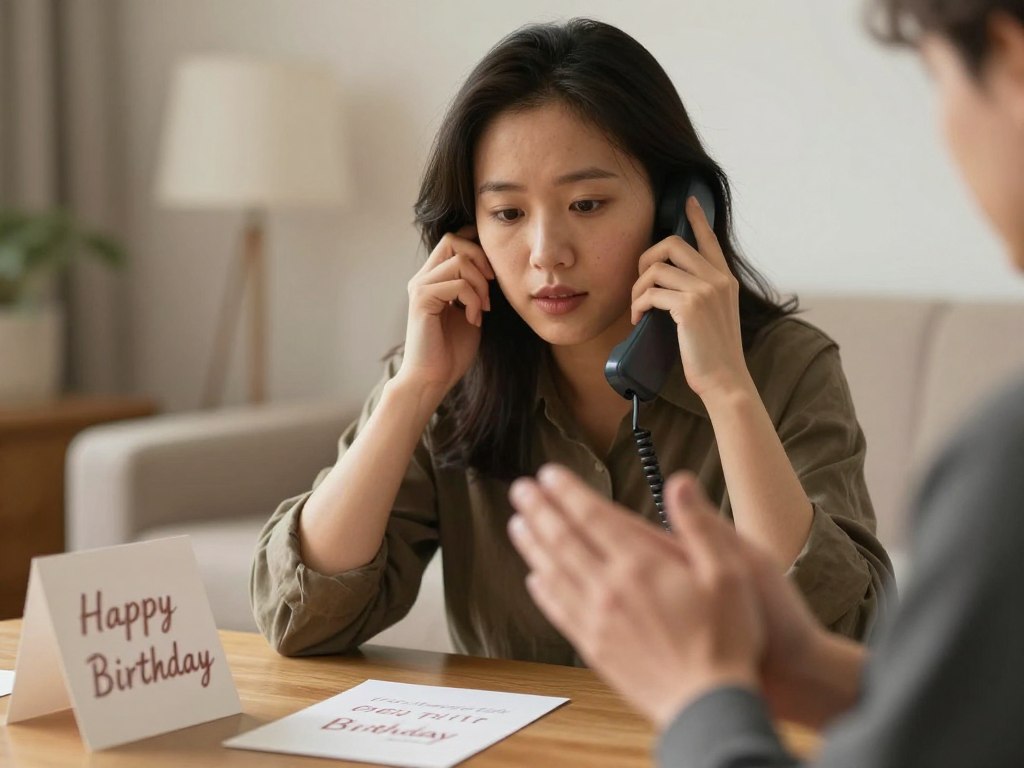 Osoba odmawiająca zaproszenia na urodziny przez telefon, jak odm&oacute;wić przyjścia na urodziny