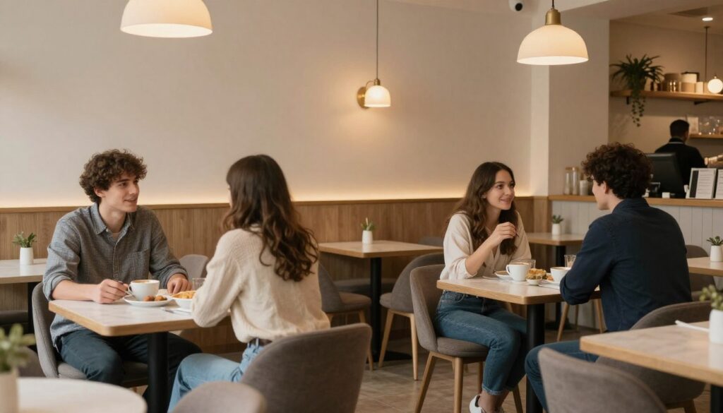 Przytulna kawiarnia jako idealne miejsce na pierwszą randkę