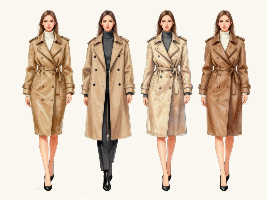 R&oacute;żne fasony płaszczy damskich dopasowane do r&oacute;żnych typ&oacute;w sylwetek