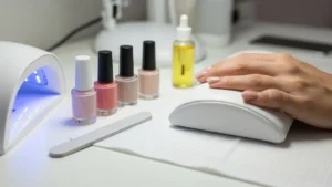 Manicure japoński vs hybryda - dla cienkich paznokci - hero image